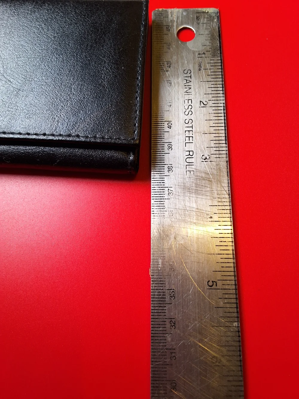 Vintage New Black Men's Leather Card Wallet